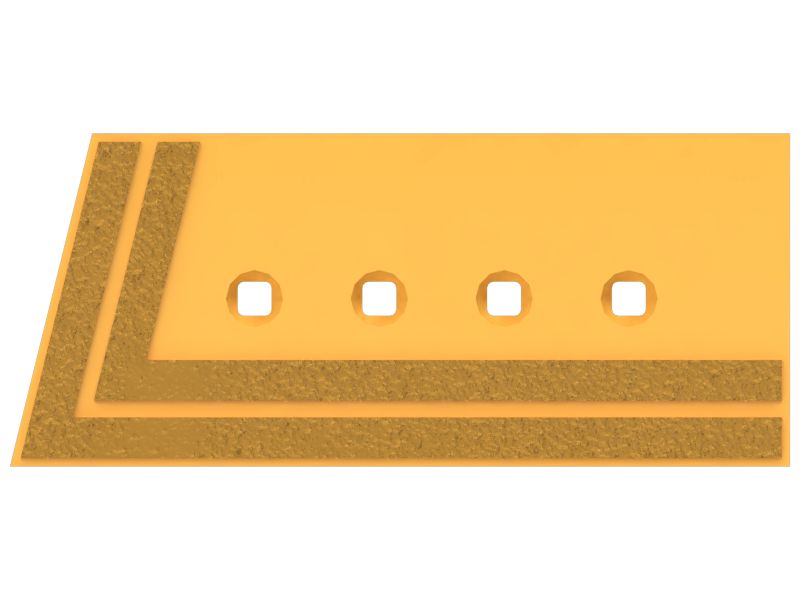 Износостойкая накладка для ровного резания, правая