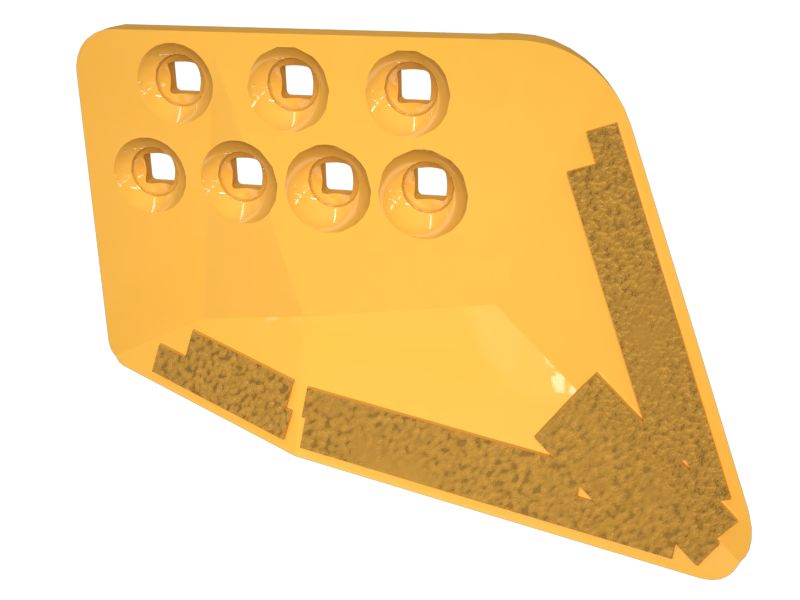 Износостойкая накладка для ровного резания, левая