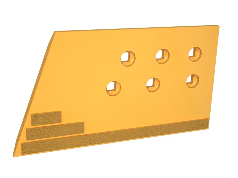 433-9637: Износостойкая накладка для ровного резания, правая