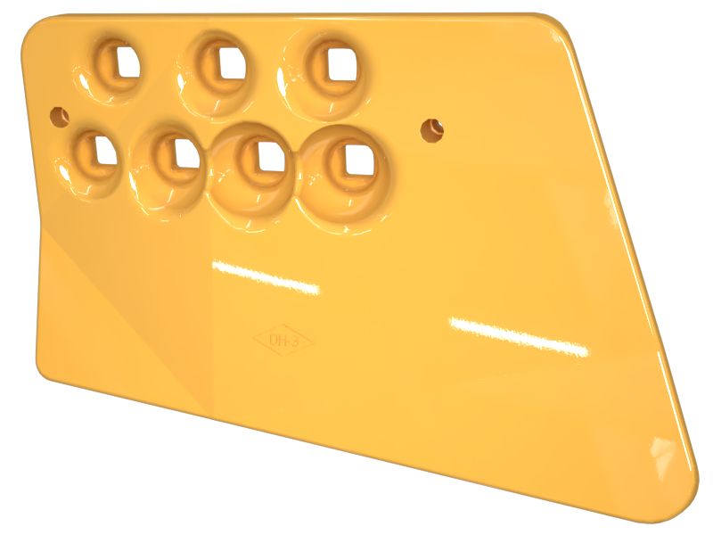 Левый угловой нож отвала