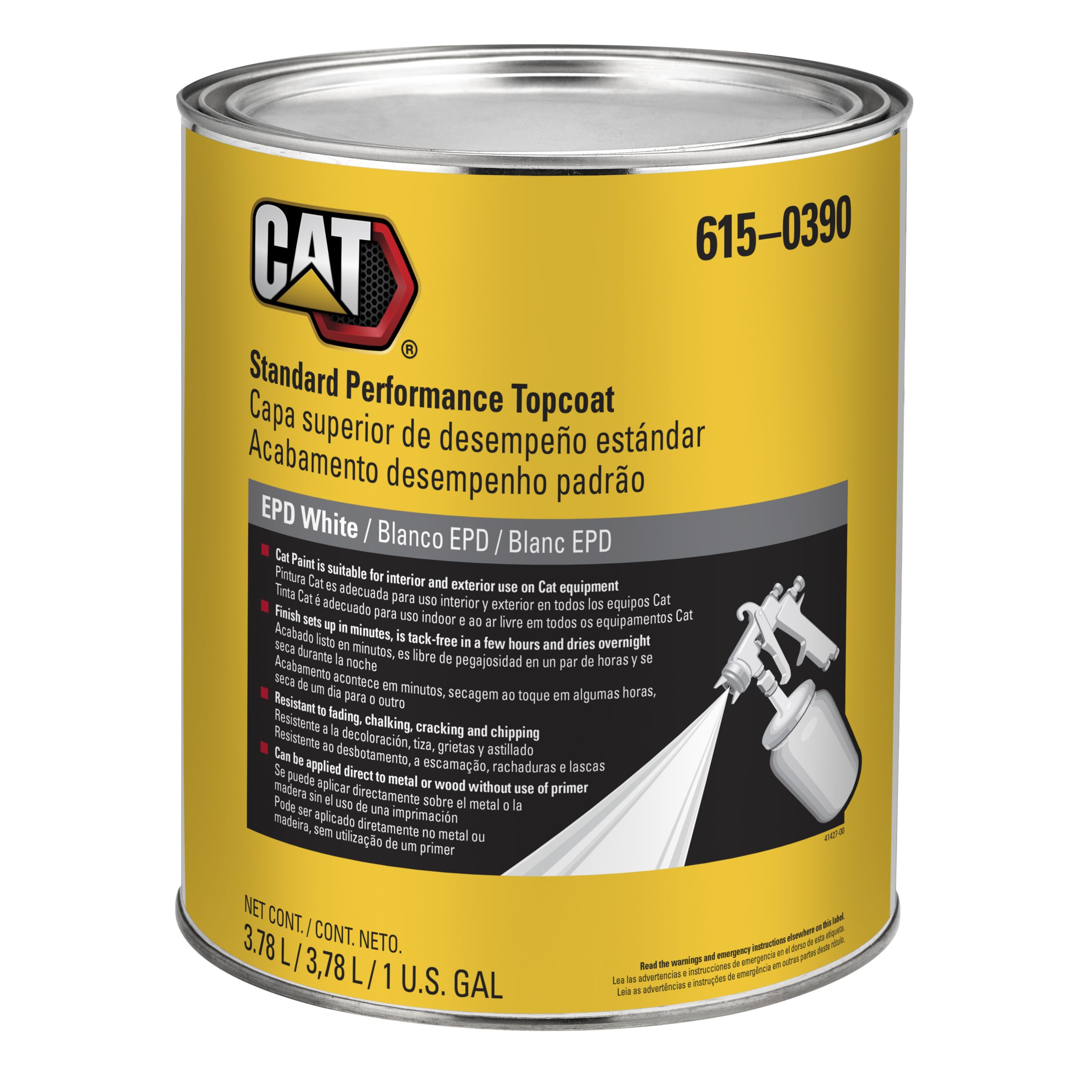 615-0390: Standard Performance Topcoat - EPD White