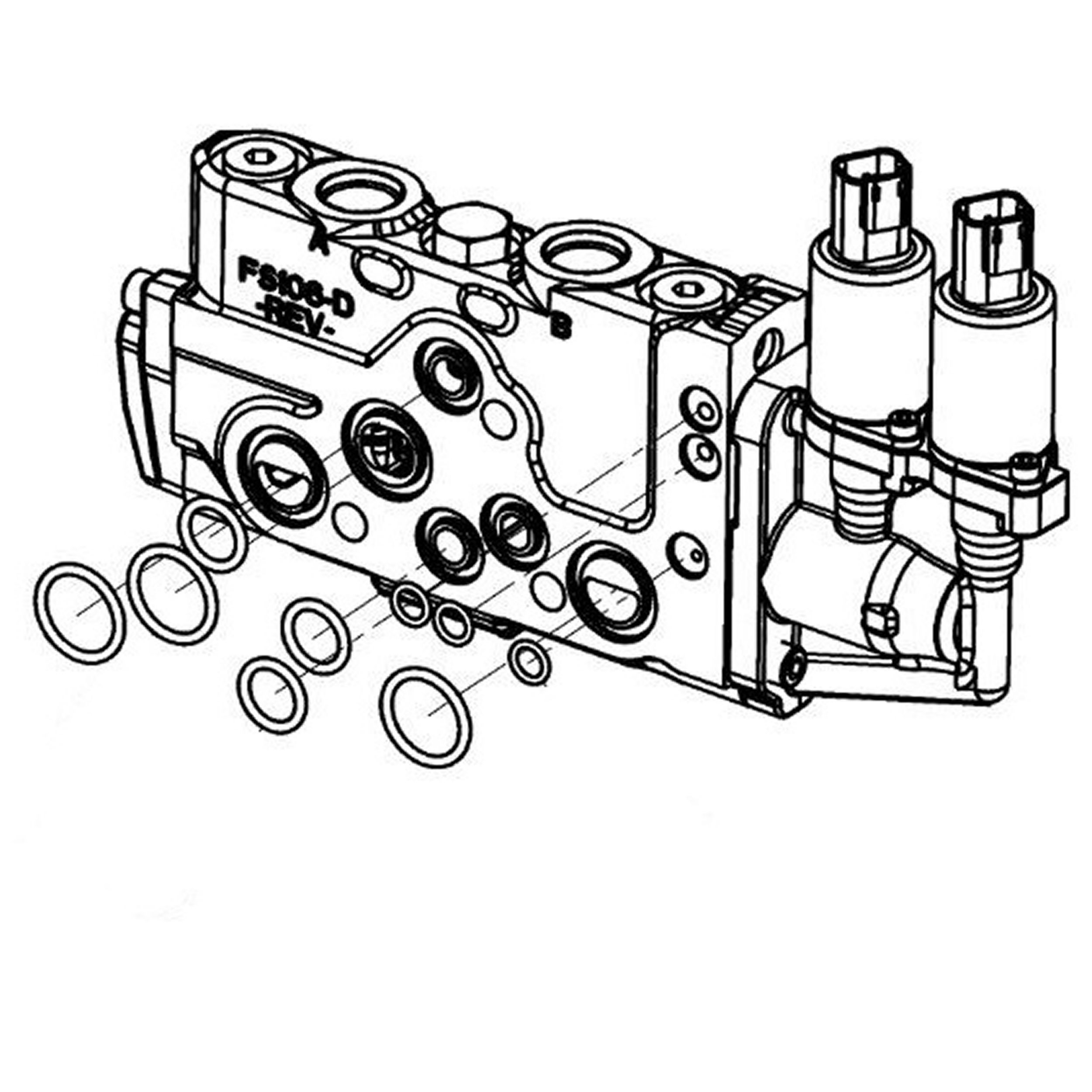 615-8944: Hydraulic Slew Control Valve 6158944 купить