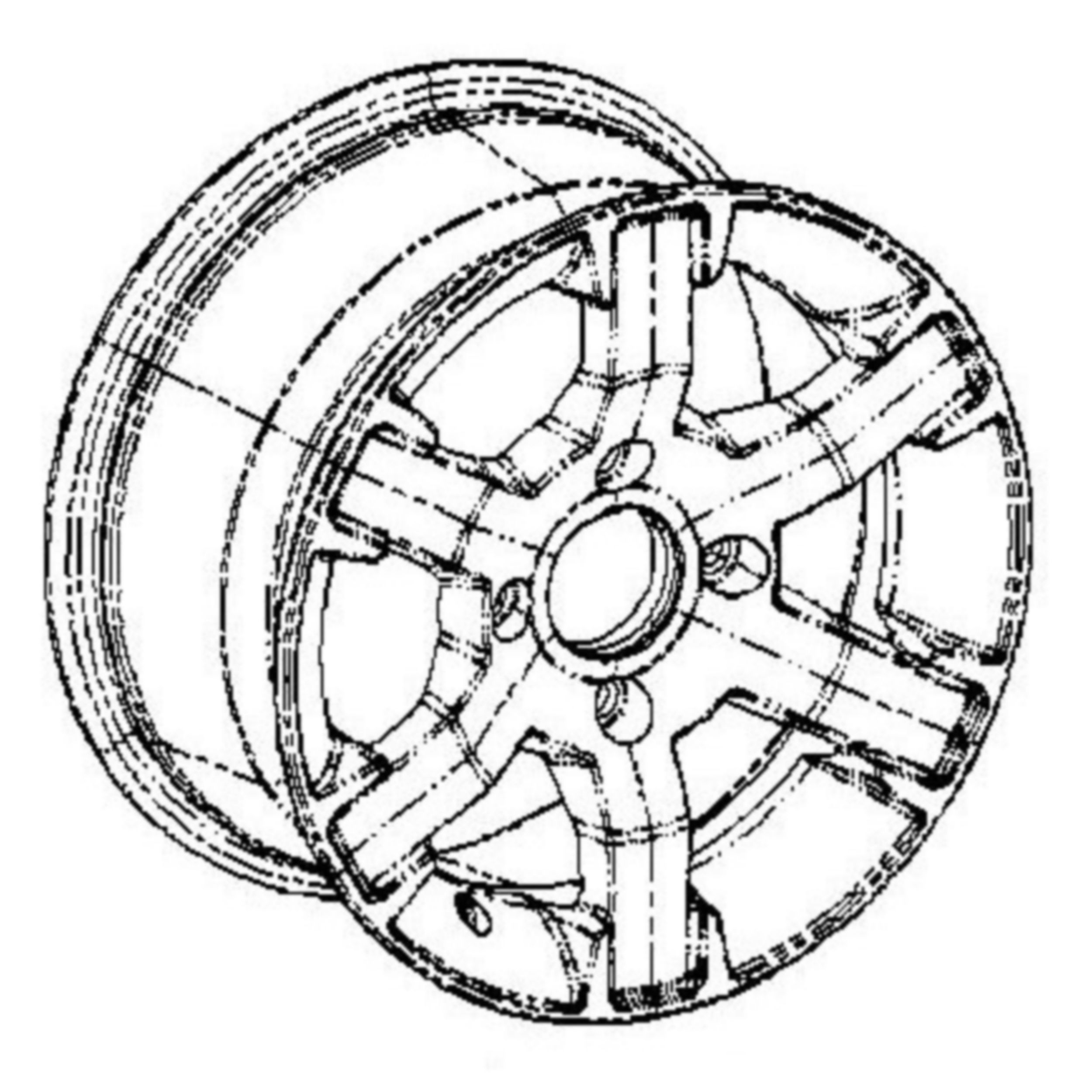 621-4700: 14 X 7.0 Machine Wheel