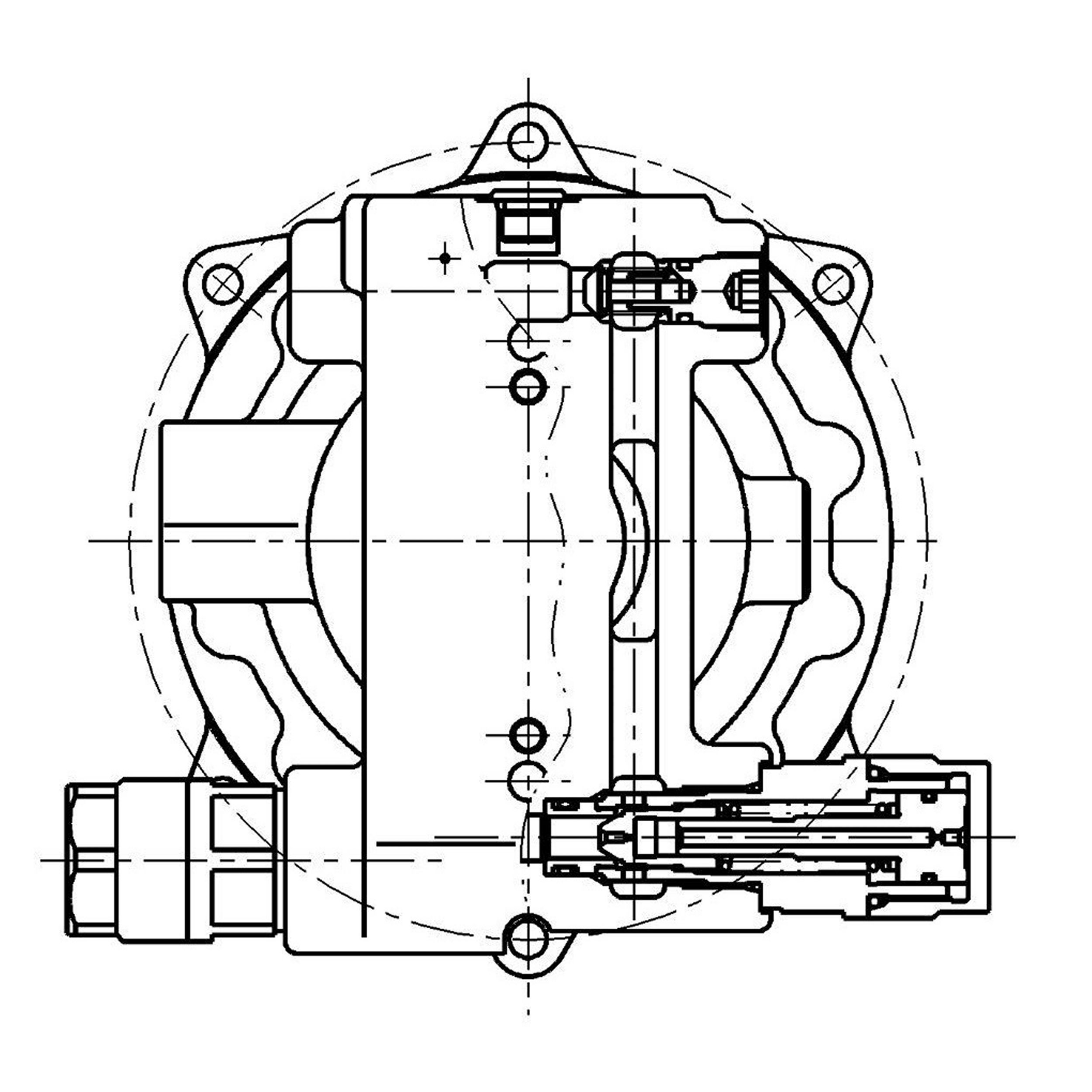 604-8547: Swing Drive Motor
