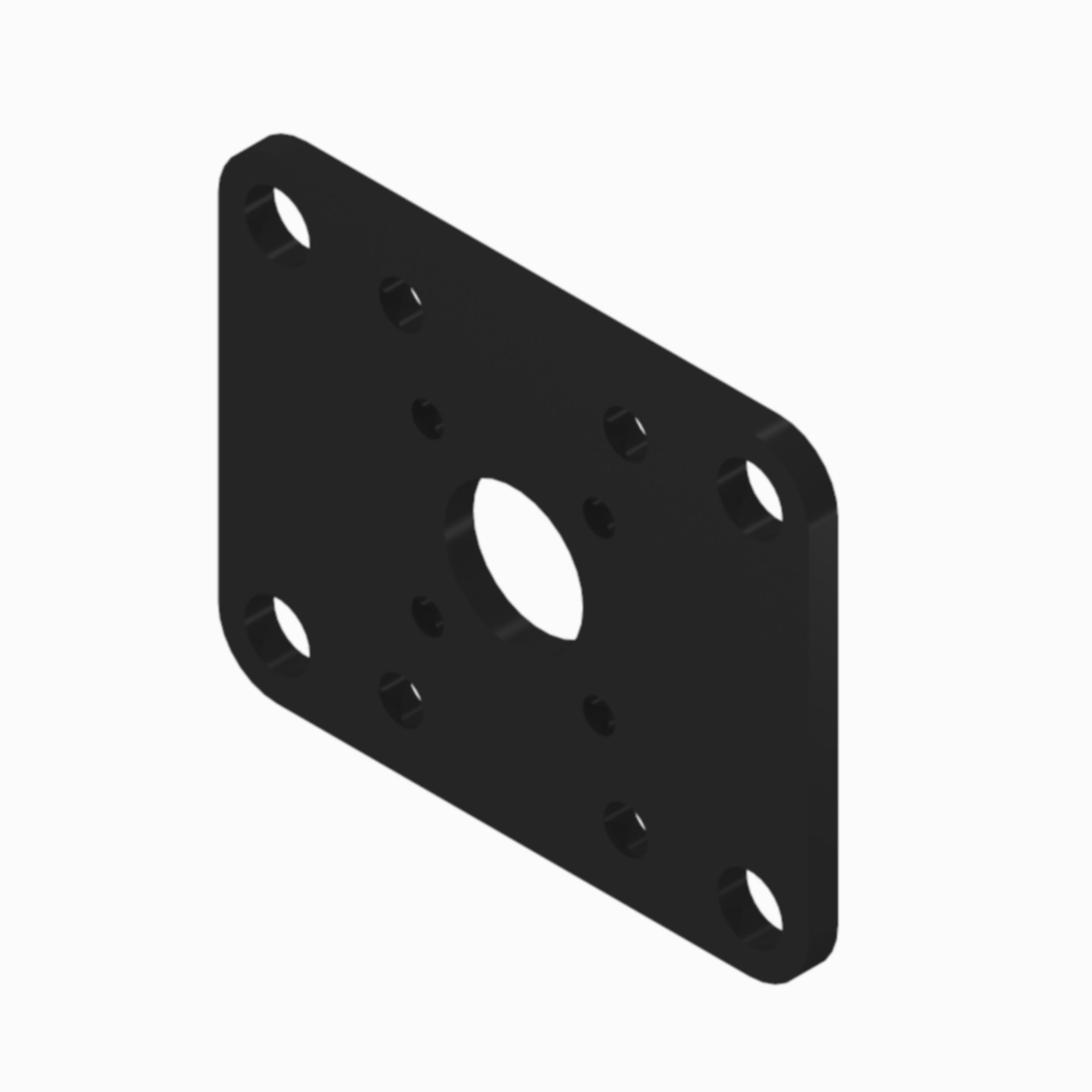 588-3408: 10 mm Thick Steering Lines Plate