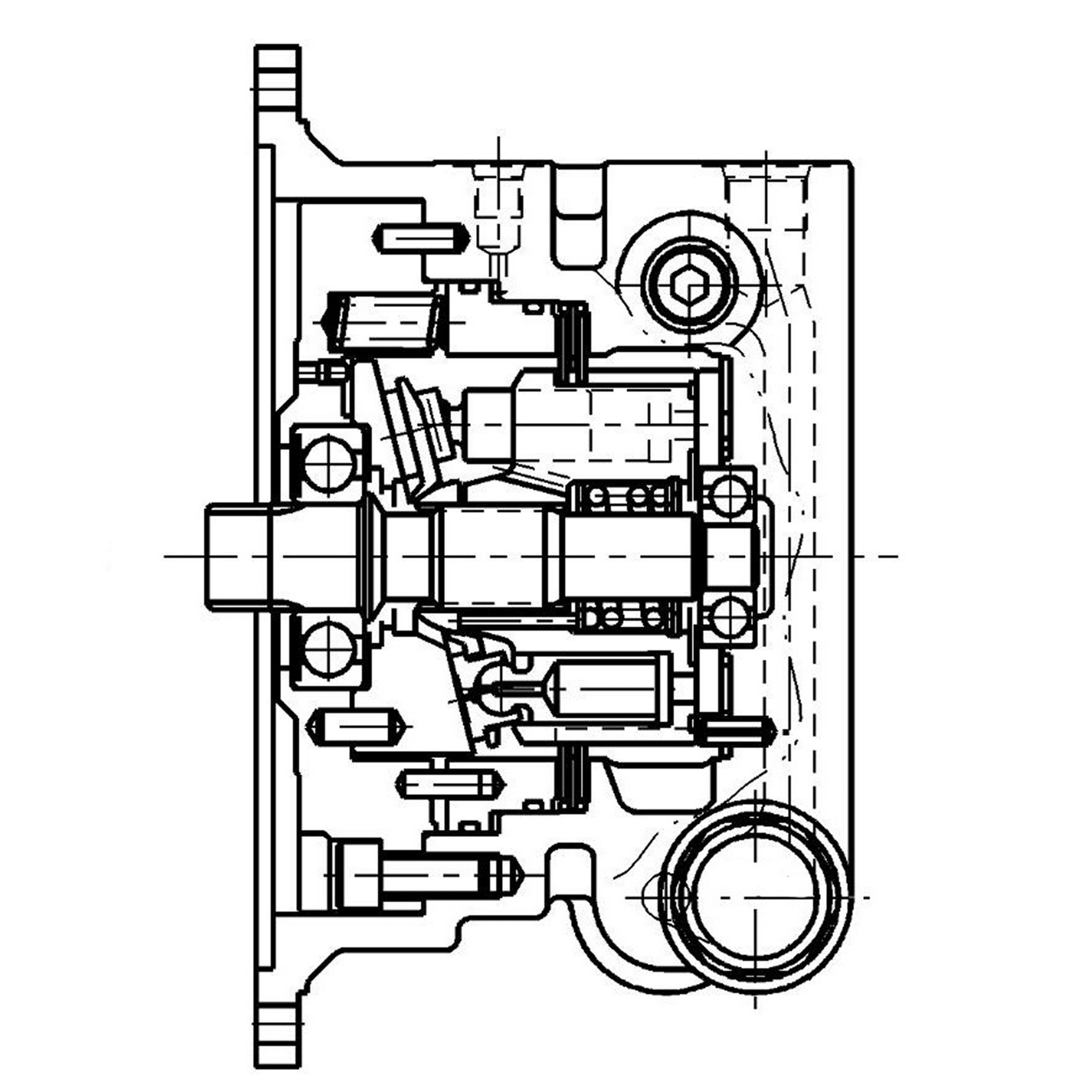 Swing Drive Piston Motor