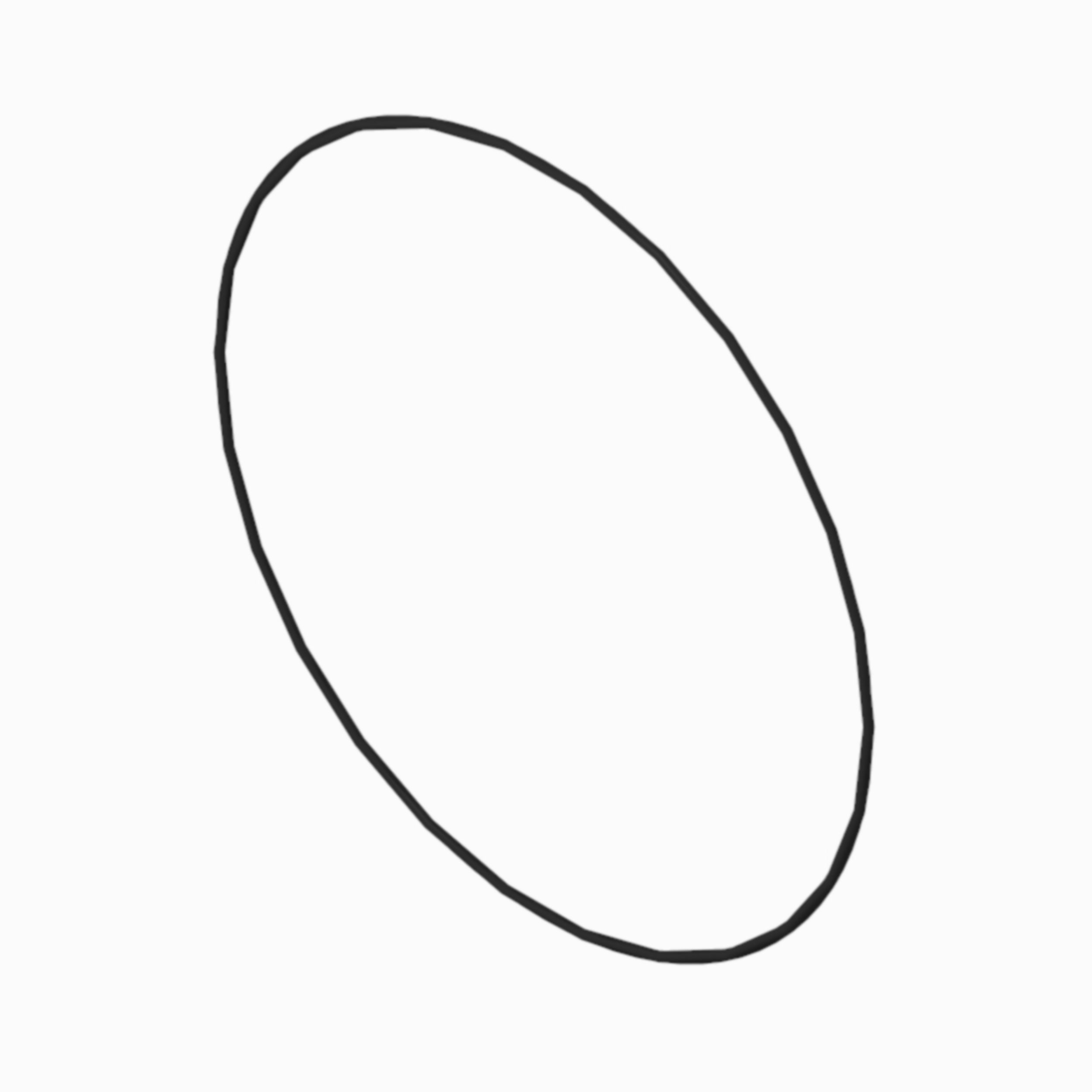 2.62 x 202.87mm 70A EPDM O-Ring
