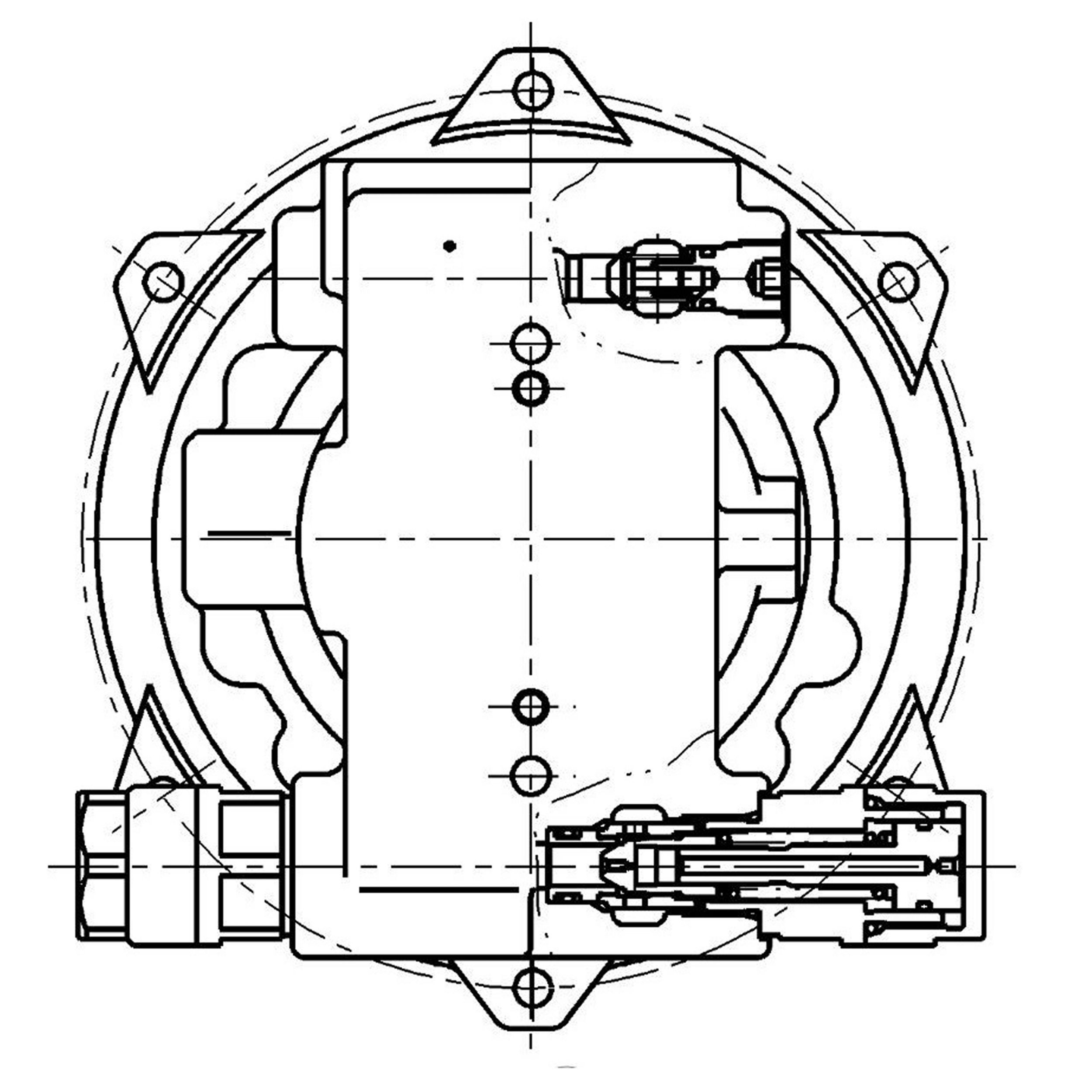 Swing Drive Piston Motor