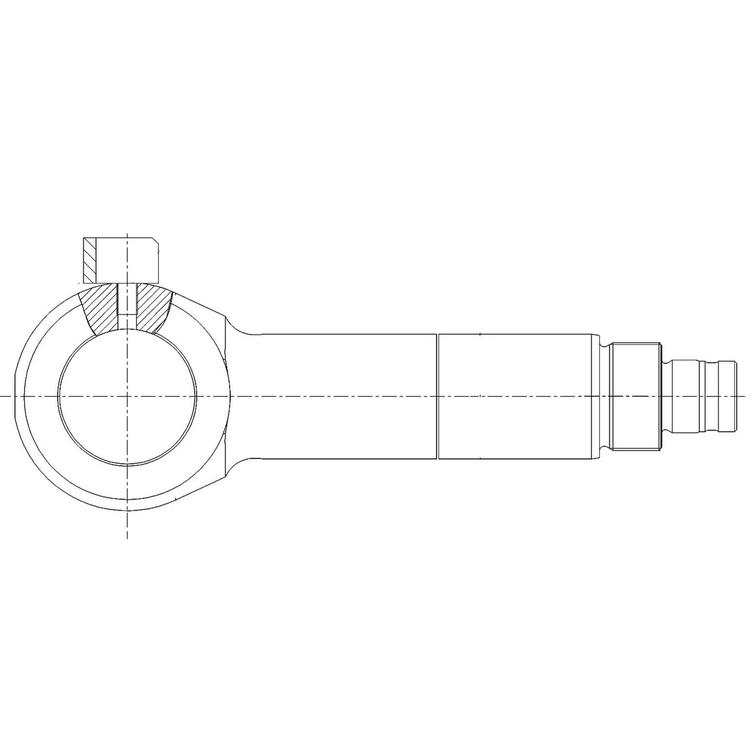 605-7622: 60mm விட்டம் லிஃப்ட் சிலிண்டர் ராடு