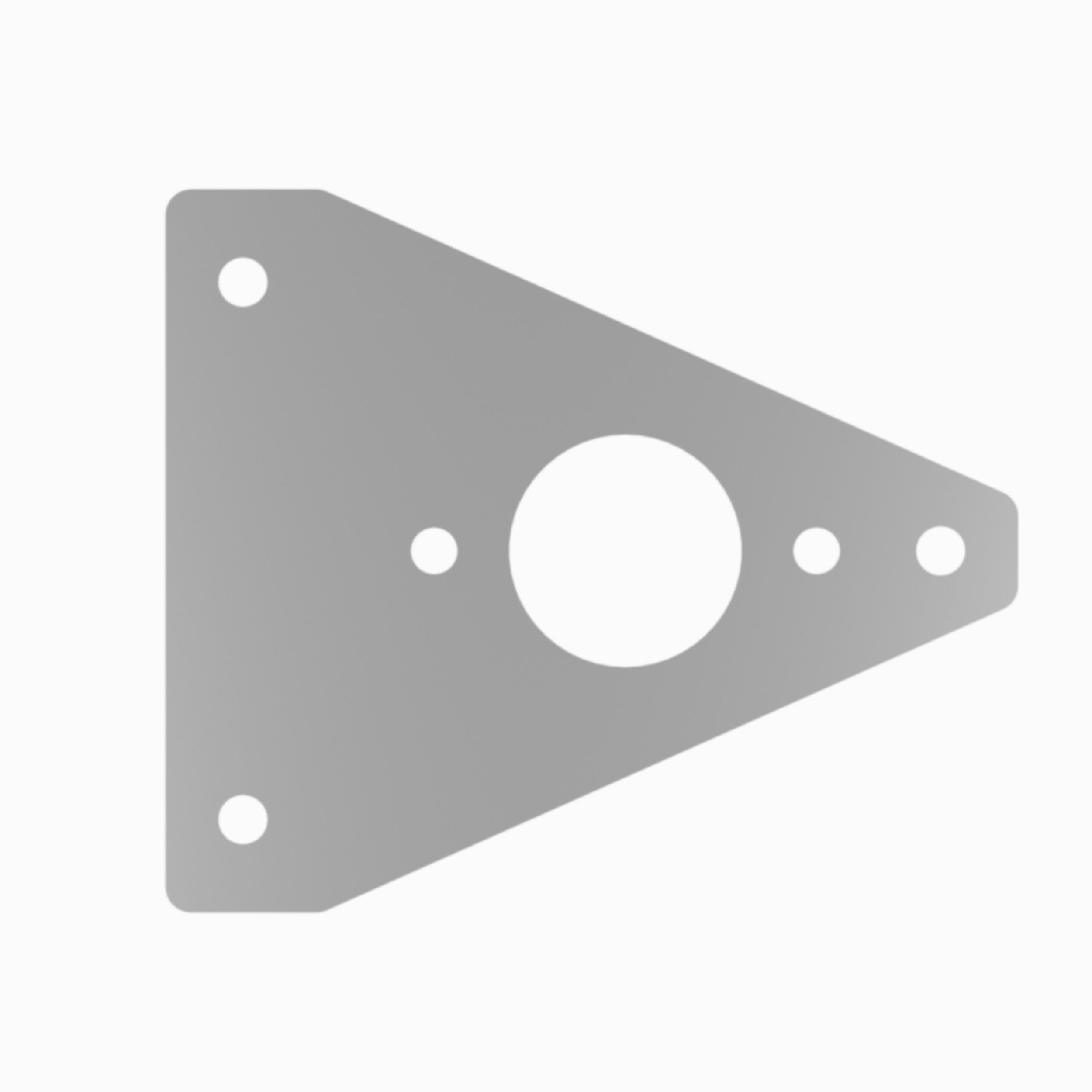 3mm Thick Brake Mounting Plate