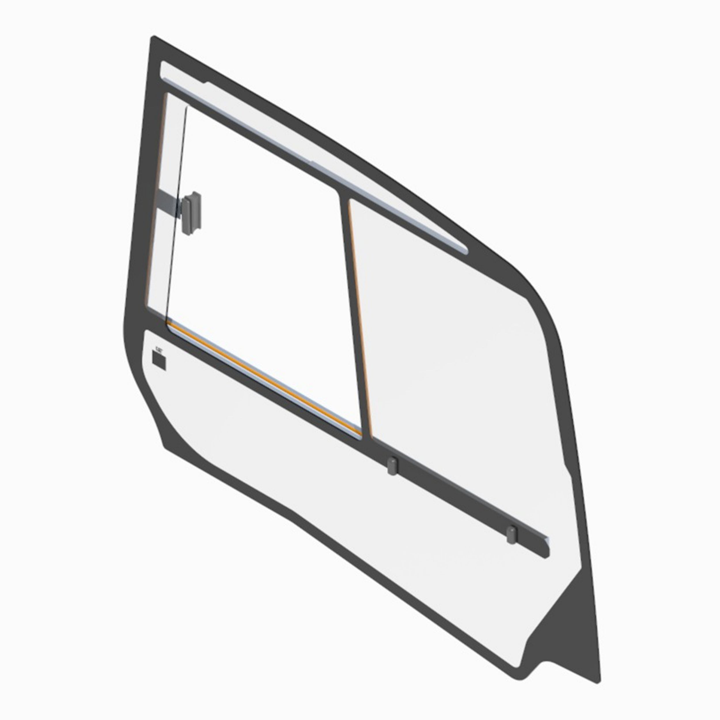 Правое сдвижное окно кабины