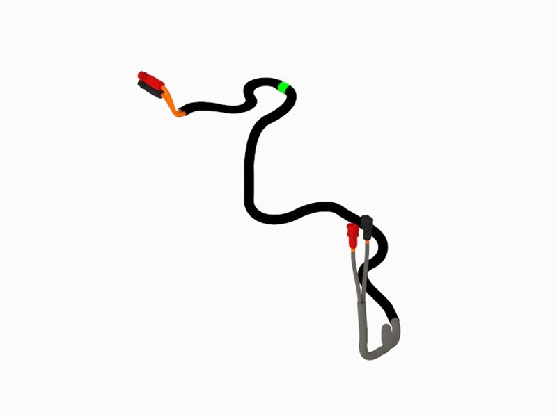 638-6790: Operator Cabin Heater Wiring Cable