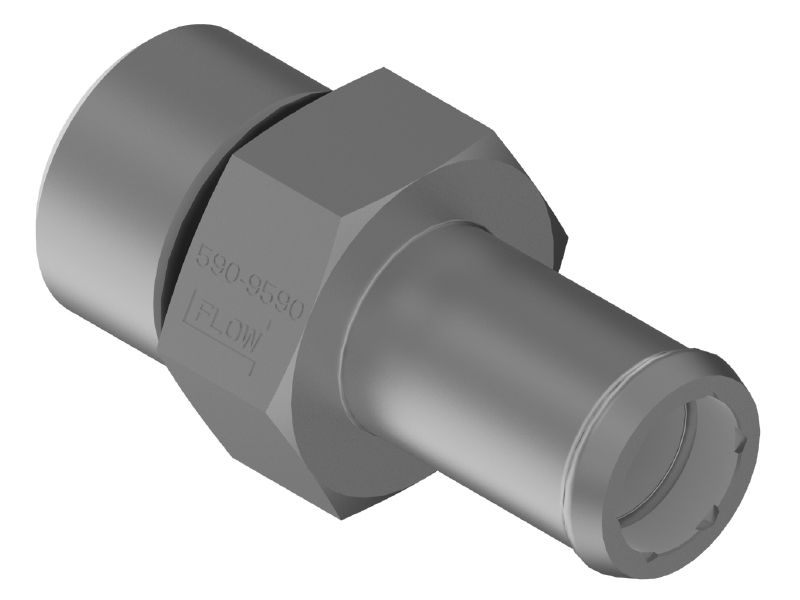 590-9590: 7/8" Hydrostatic Oil Lines Check Valve