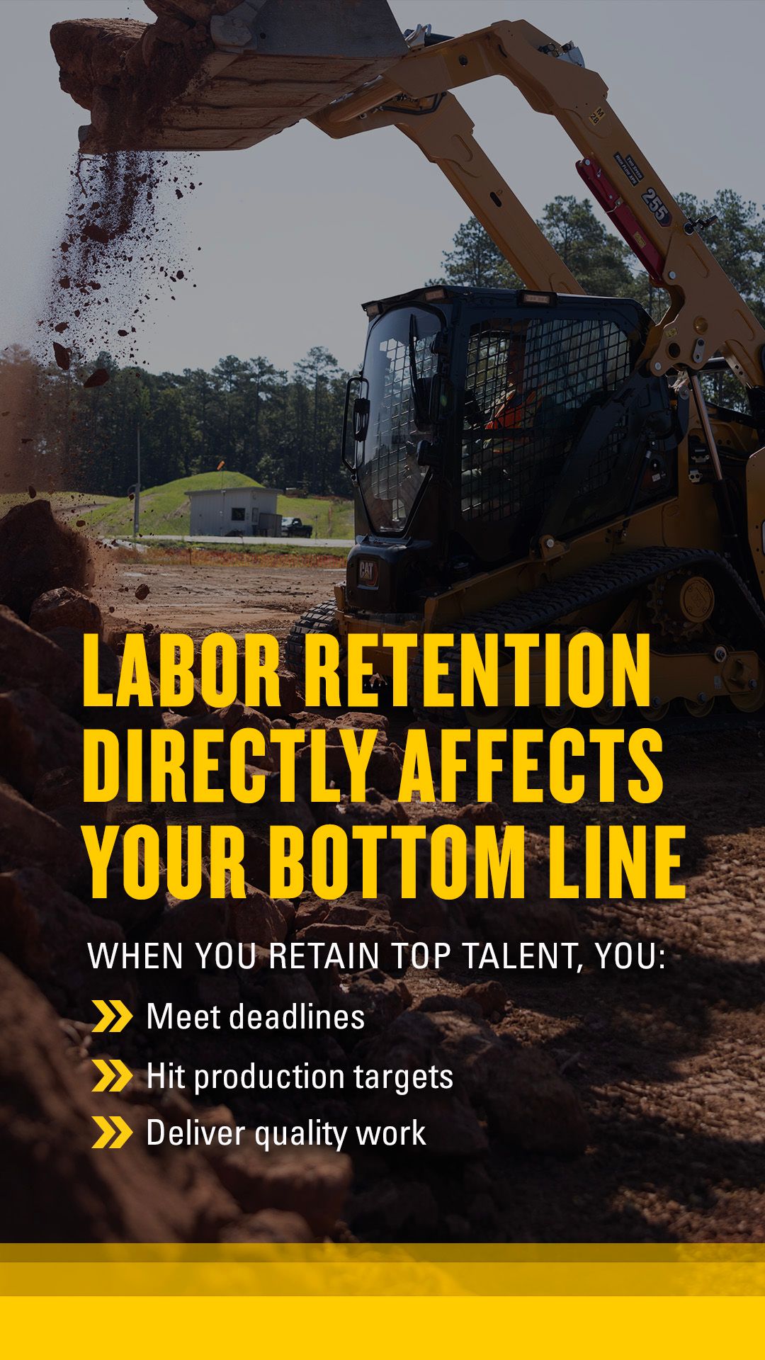 Labor retention directly affects your bottom line graphic