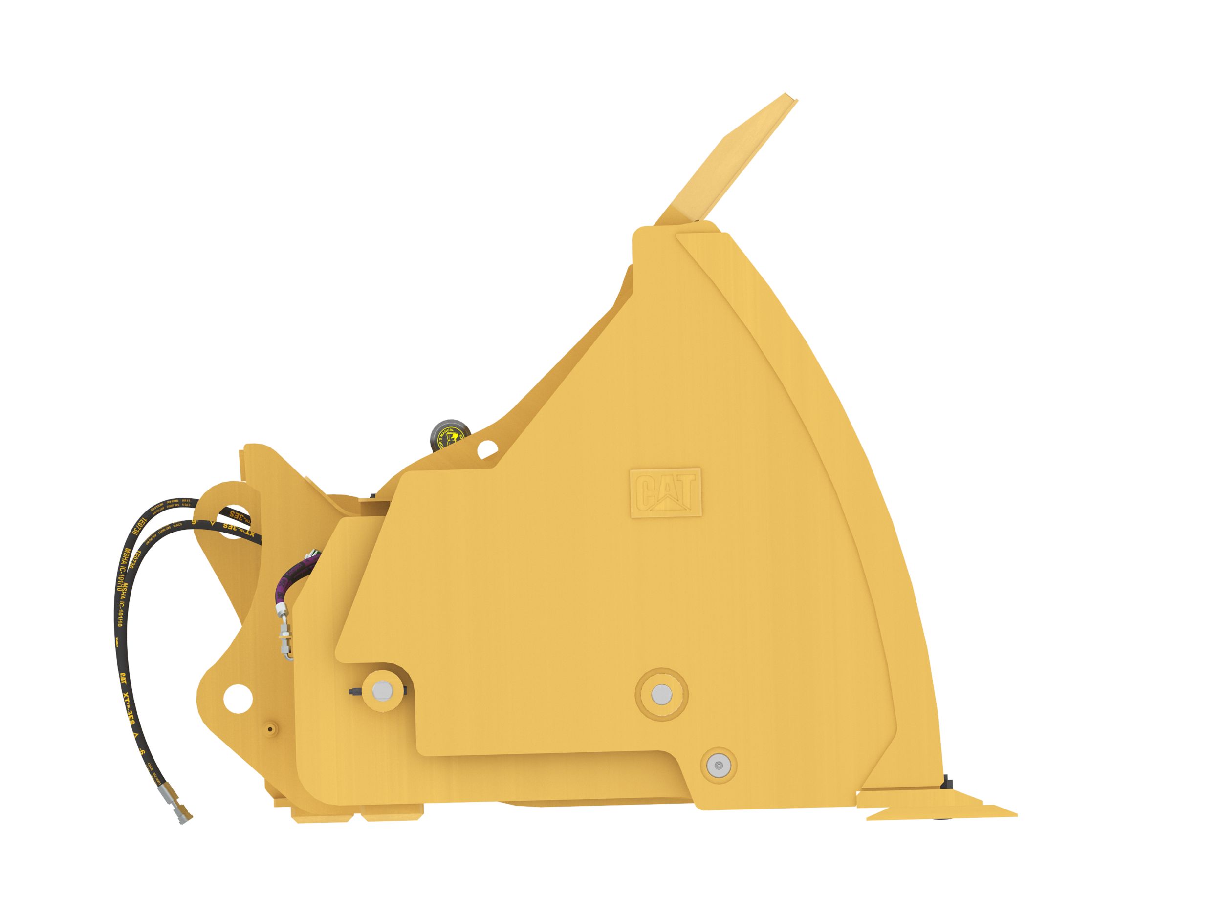600-6883: 4,1 m3 (5,4 yd3) attacco imperniato, tagliente imbullonato