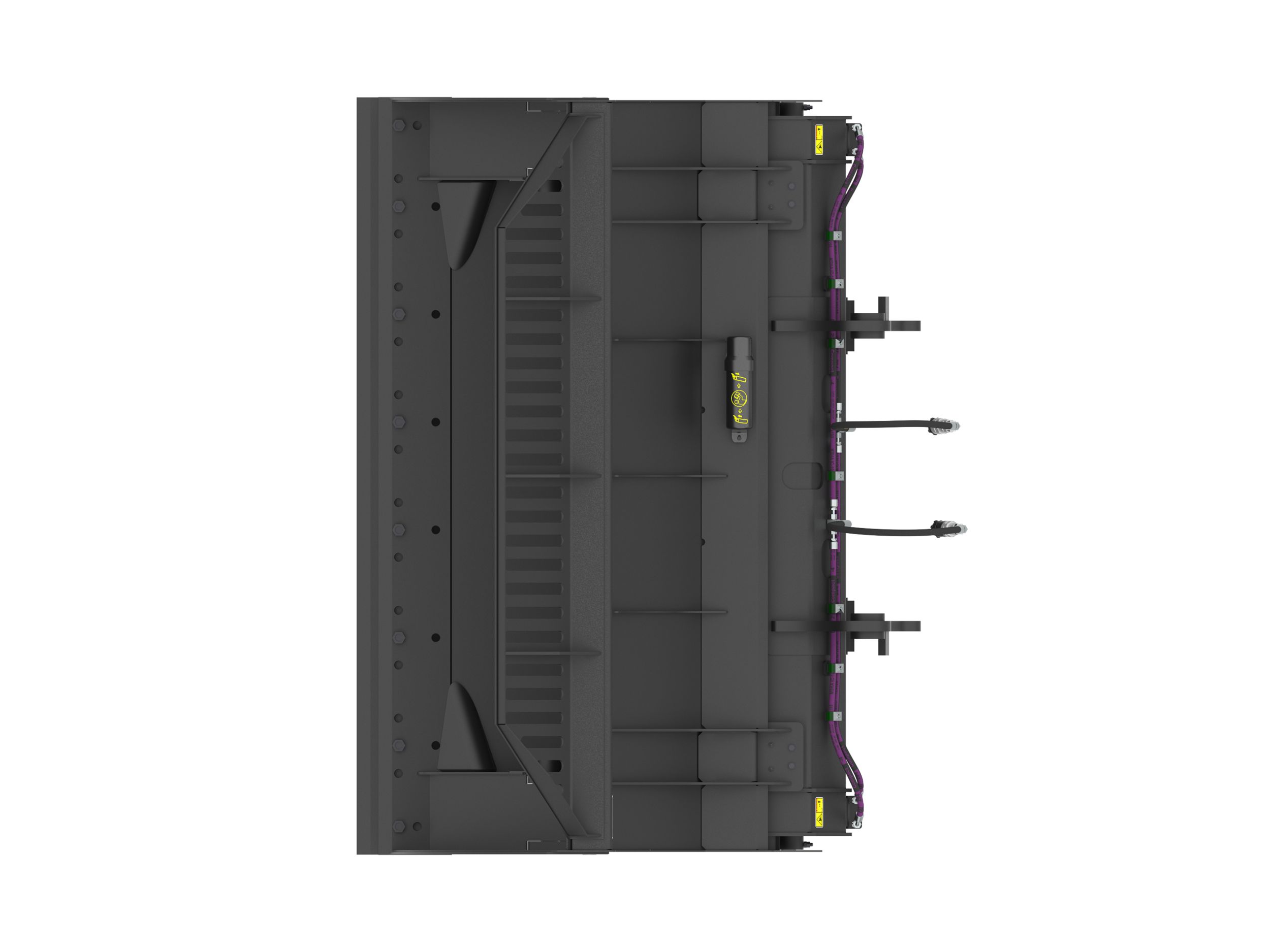 600-6876: 3.0 m3 (3.9 yd3), HPL-ISO Coupler, Bolt-On Cutting Edge 