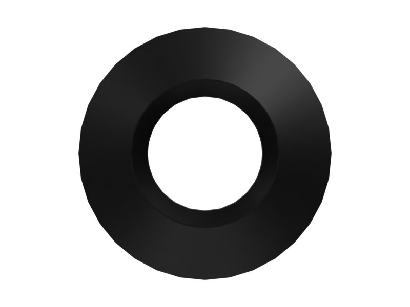 Пластмассовый прямой цилиндрический ролик