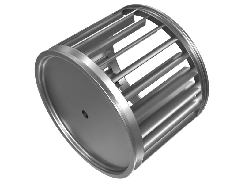 166-0408: Нагнетатель воздуха в кабине и вентилятор нагнетателя фильтра 119 мм