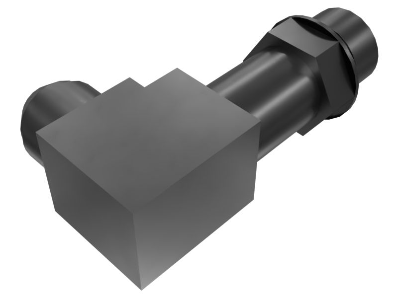 Коленчатый переходник с отверстия под углом 37 градусов на STOR, 90 градусов