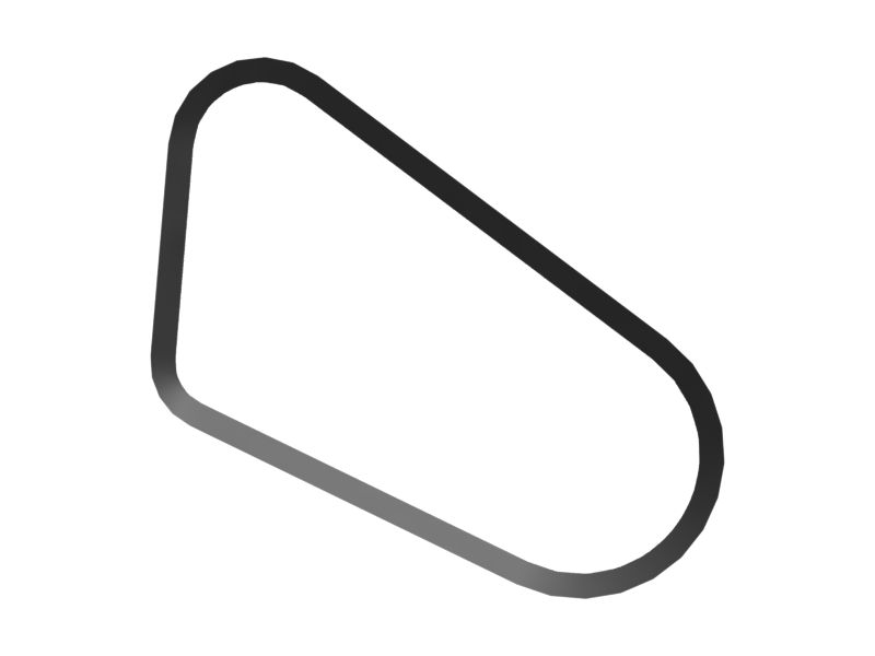 Cinghia Trapezoidale Originale Caterpillar 036-6775 - Larghezza 12,7 Mm, Lunghezza 864 Mm - Perfetta Per Ricambi Originali