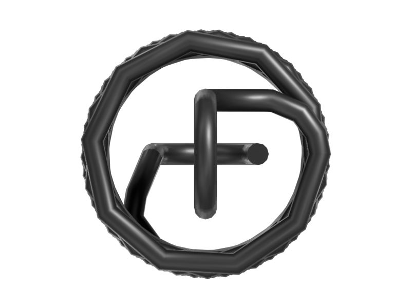 Пружина растяжения с поперечной петлей, наружный диаметр 17,8 мм