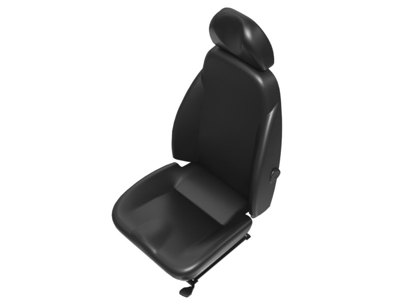 Подрессоренное сиденье с высокой спинкой