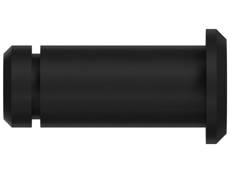 Шплинтуемый палец с желобком на конце длиной 27,20 мм