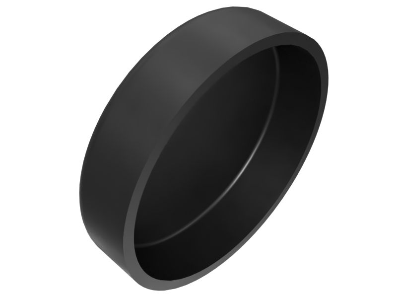 Заглушка-чашка без резьбы с внешним диаметром 28,91 мм