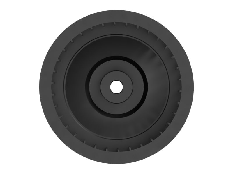 Колесо нагнетателя 115 мм с наружным диаметром