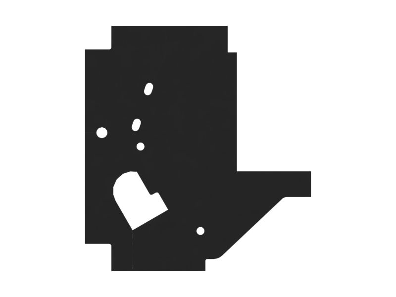 Напольный коврик для кабины оператора