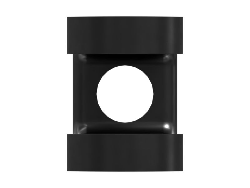 Вильчатый наконечник тяги с наружным диаметром 17,5 мм