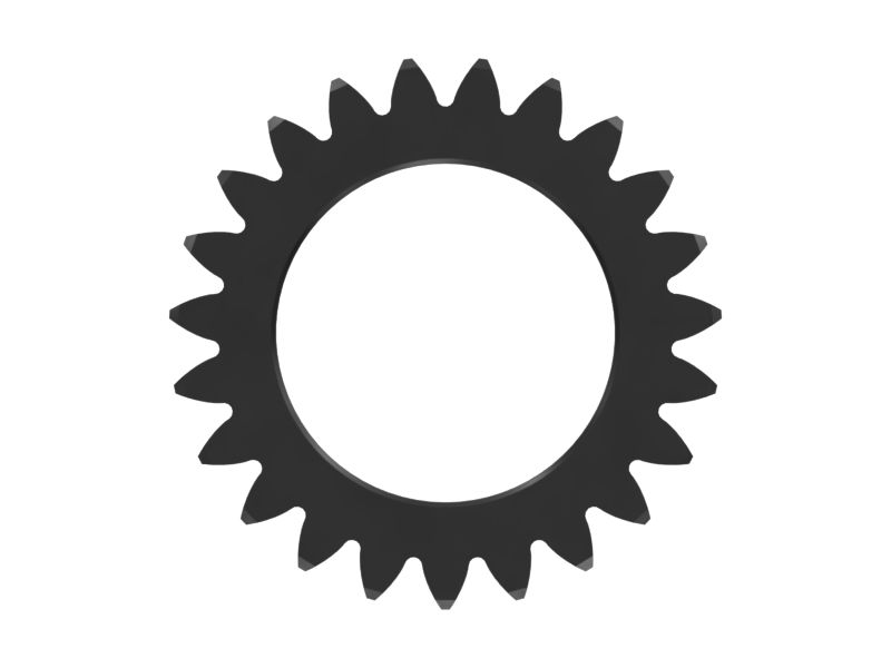 Планетарное цилиндрическое прямозубое колесо с 23 зубьями