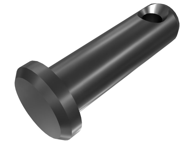 Шплинтуемый штифт с поперечным отверстием, длина 22,82 мм