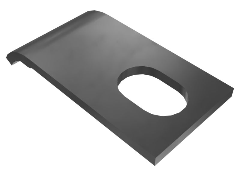 Стальной зажим для одной трубки диаметром 23,75 мм