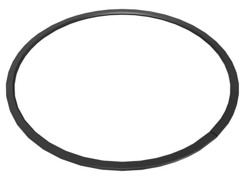 Промежуточное поршневое кольцо внутреннего диаметра 127,76 мм