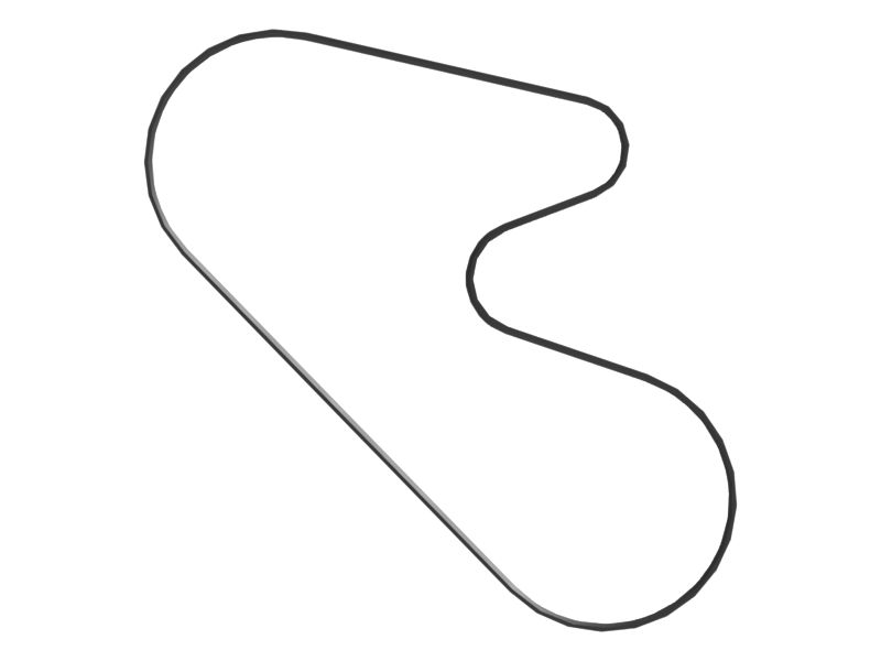 Ребристый ремень длиной 1411 мм