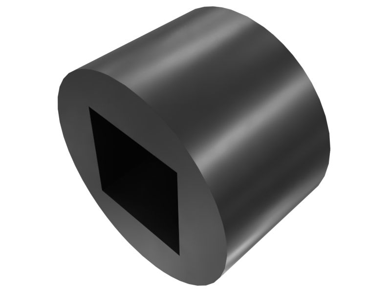 Заглушка с квадратным хвостовиком с резьбой 3/4-14 NPTF