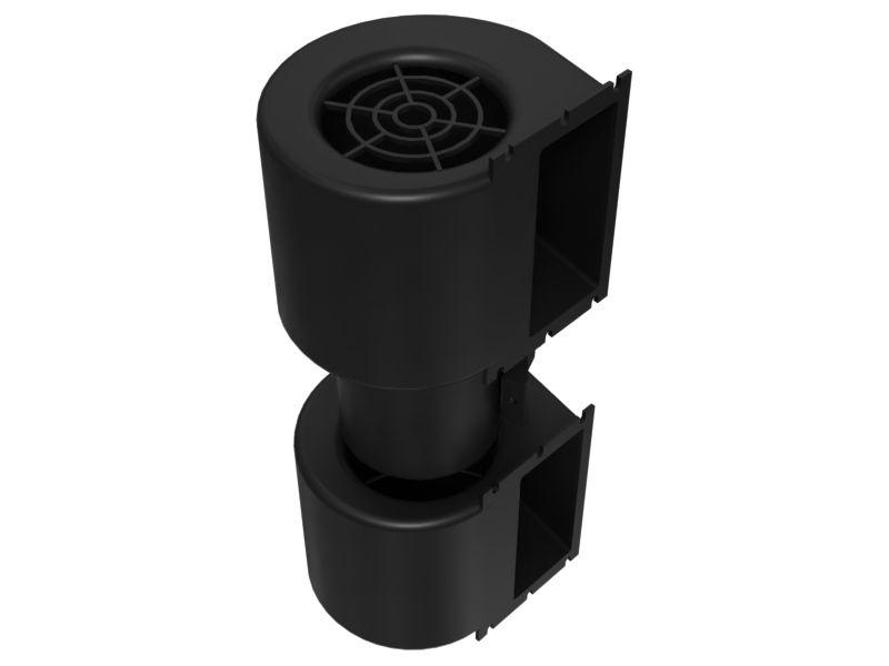 Двигатель воздуходувки с двойным уплотнением