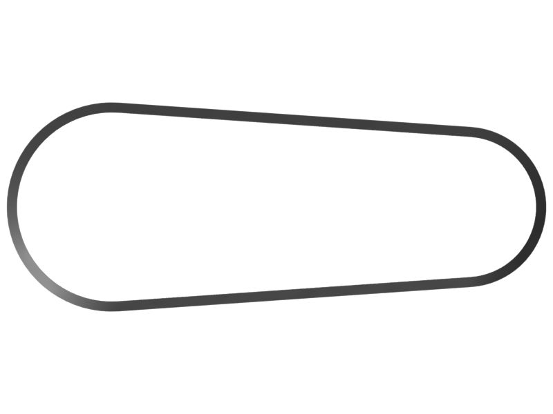 Клиновой ремень длиной 1000 мм