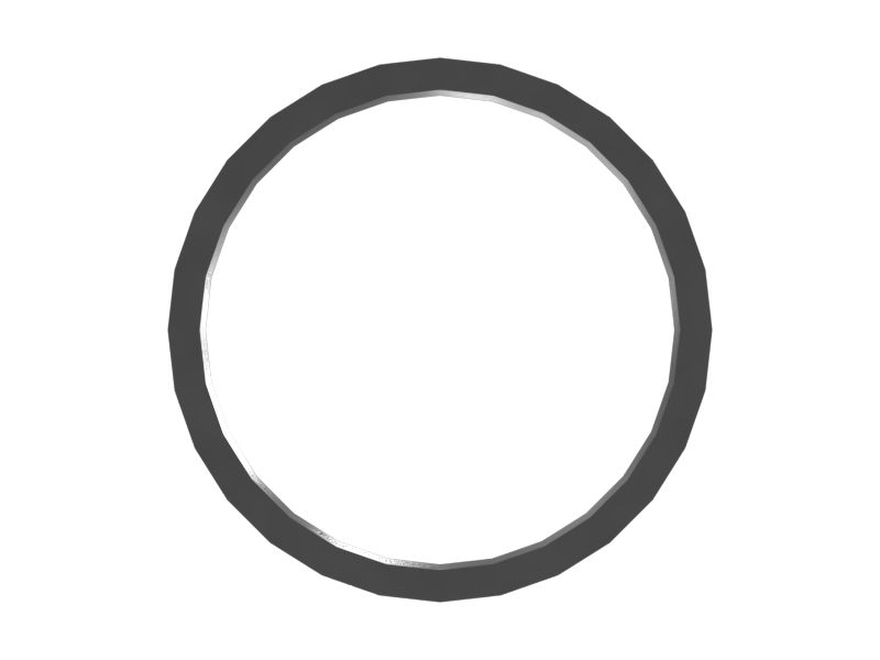 Прокладка сегмента круга, наружный диаметр 53,975 мм