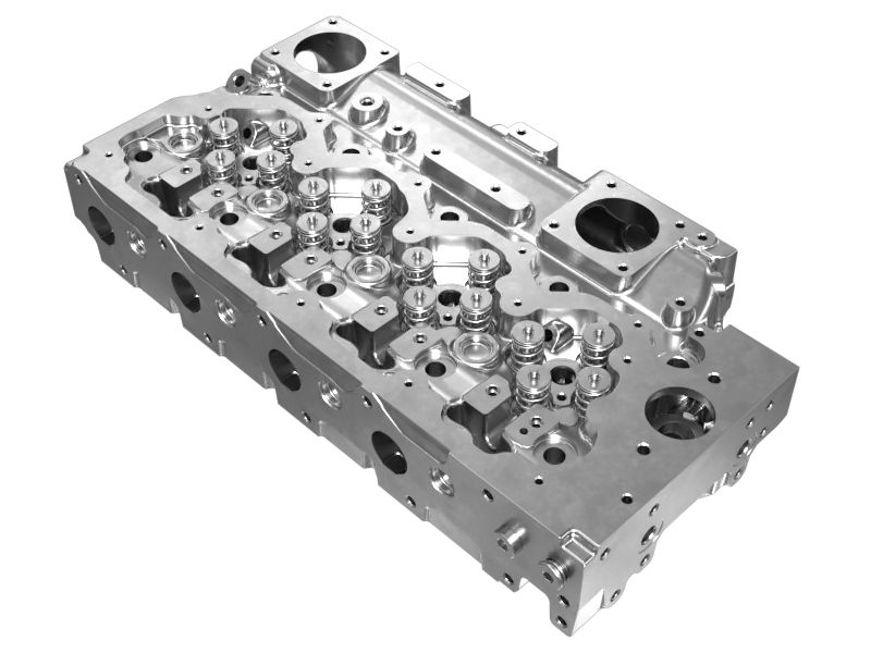 Головка блока цилиндров двигателя