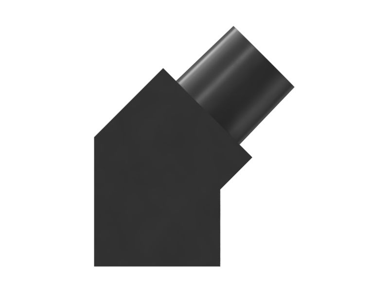 Коленчатый переходник с NPTF на отверстие с углом 45 градусов