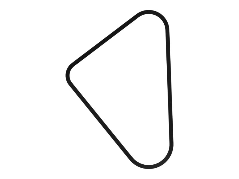 Клиновой ремень длиной 1007 мм