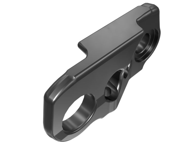 Звено герметичной и смазываемой гусеницы общего назначения