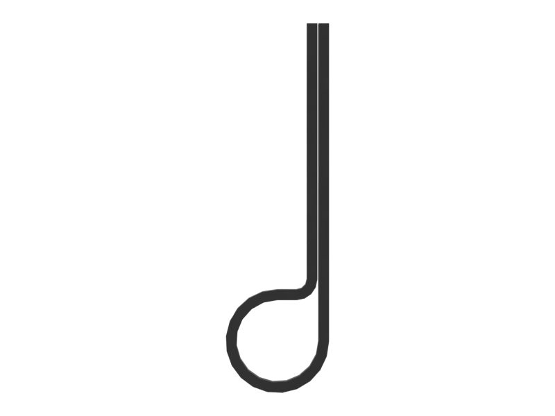 Зажим для одной трубки с внутренним диаметром 6,35 мм