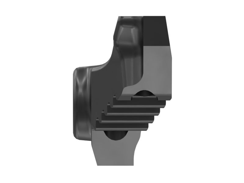 Замыкающее звено шириной 105 мм для герметичной и смазываемой гусеничной ленты со штифтом на конце