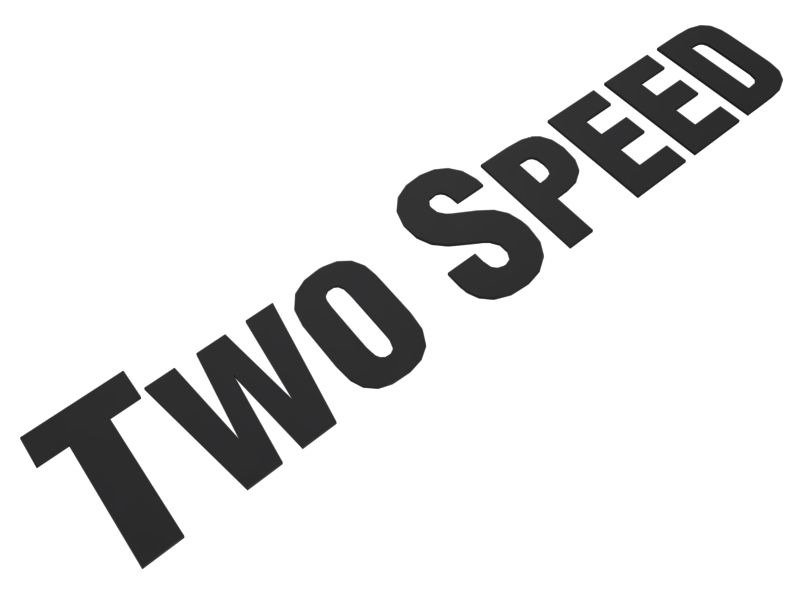 Наклейка для идентификации двух скоростей