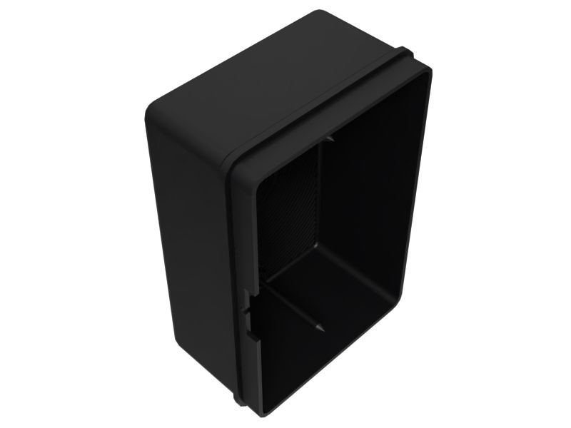 Стопорная и хвостовая прямоугольные красные линзы