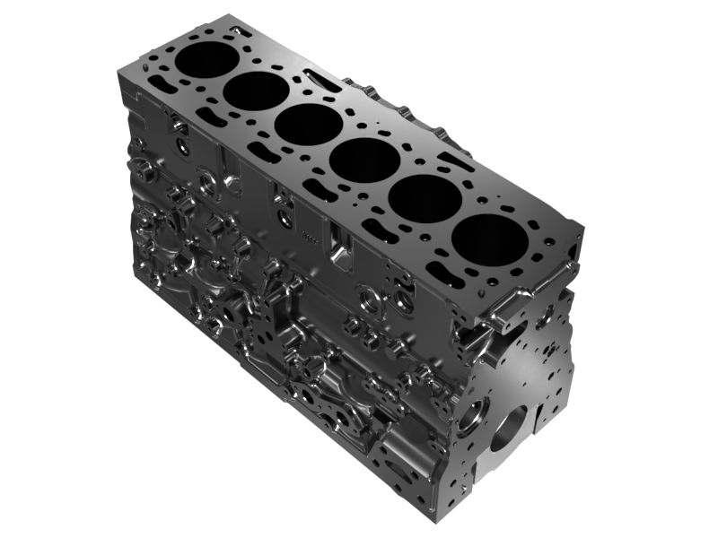363-7645: 6 Cylinder Engine Block