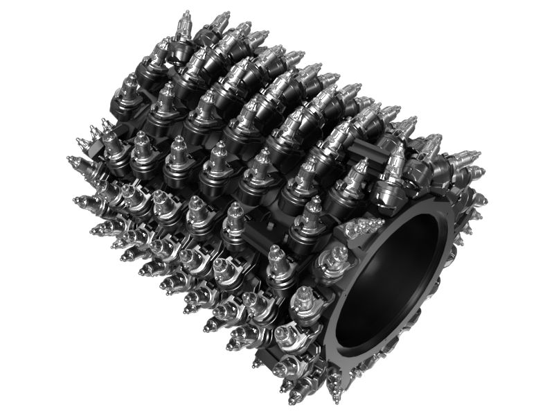 567-0886: 1 Meter Width K-Series Rotor